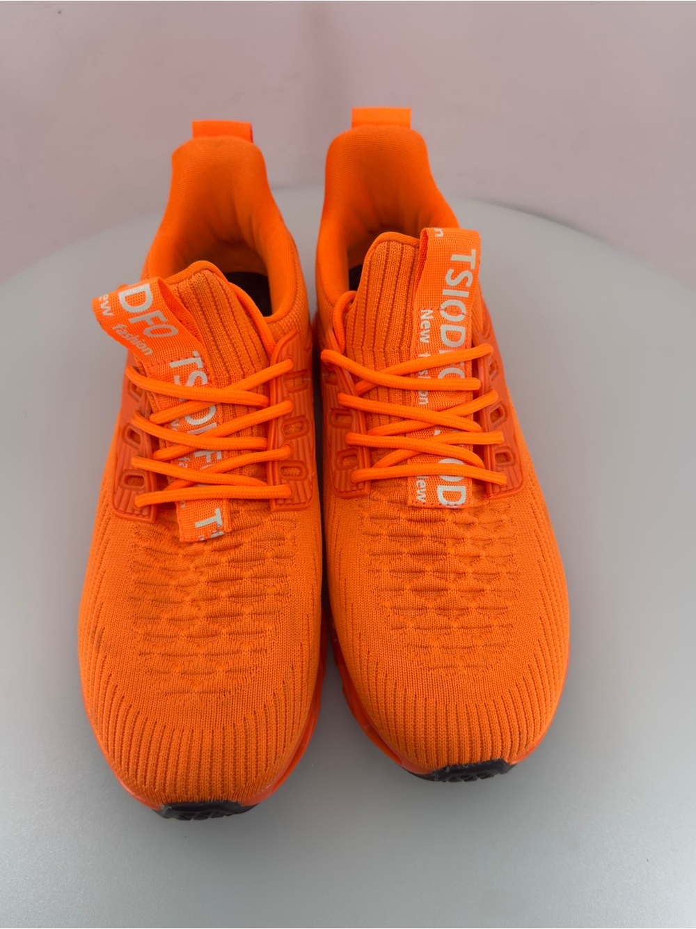 Orange Glow running tennis shoes | Size 7 sneakers | pickleball gym work out - Picture 12 of 12
